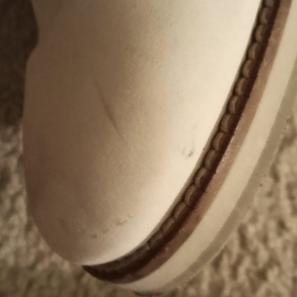 Men's Size 9 1/2 GH Bass & Co Beige Leather Oxfords - Picture 2 of 10